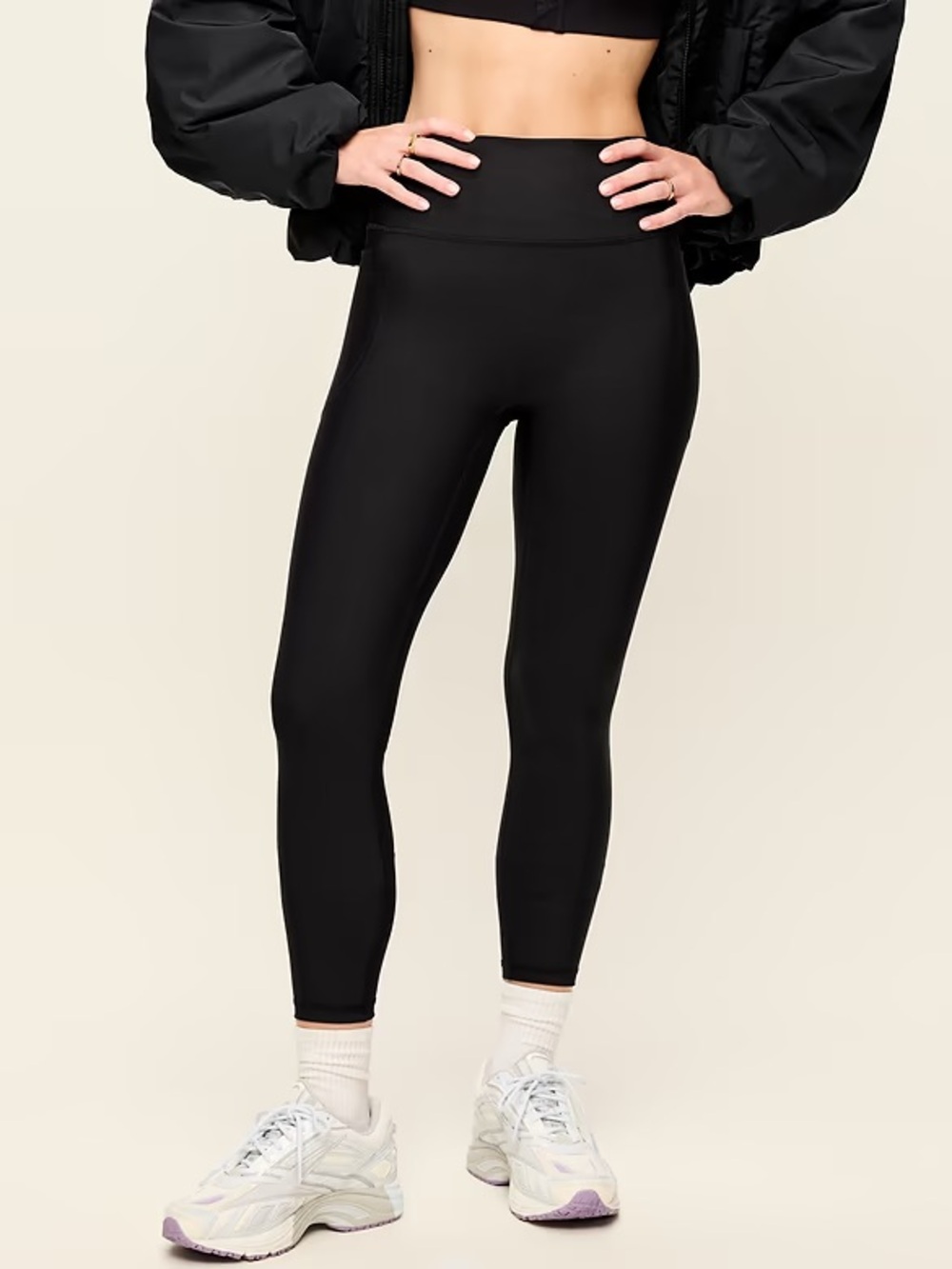 Old Navy Extra-High Waisted PowerSoft Boundless 7/8 Pocket Leggings Activewear